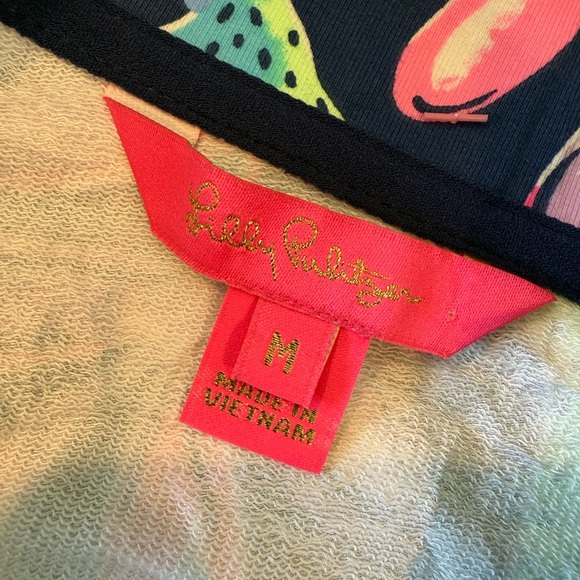 Lilly Pulitzer Skipper Popover Oyster Bay Navy You’ve Been Spotted UPF 50+ - Picture 2 of 12